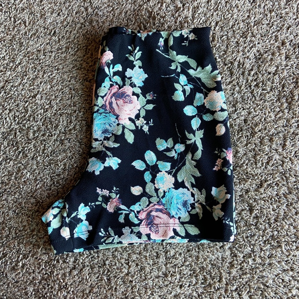 Floral Wet Seal Shorts